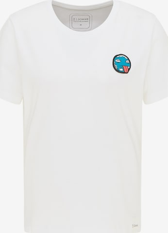 SOMWR Shirt 'ACTIVIST TEE' in White: front