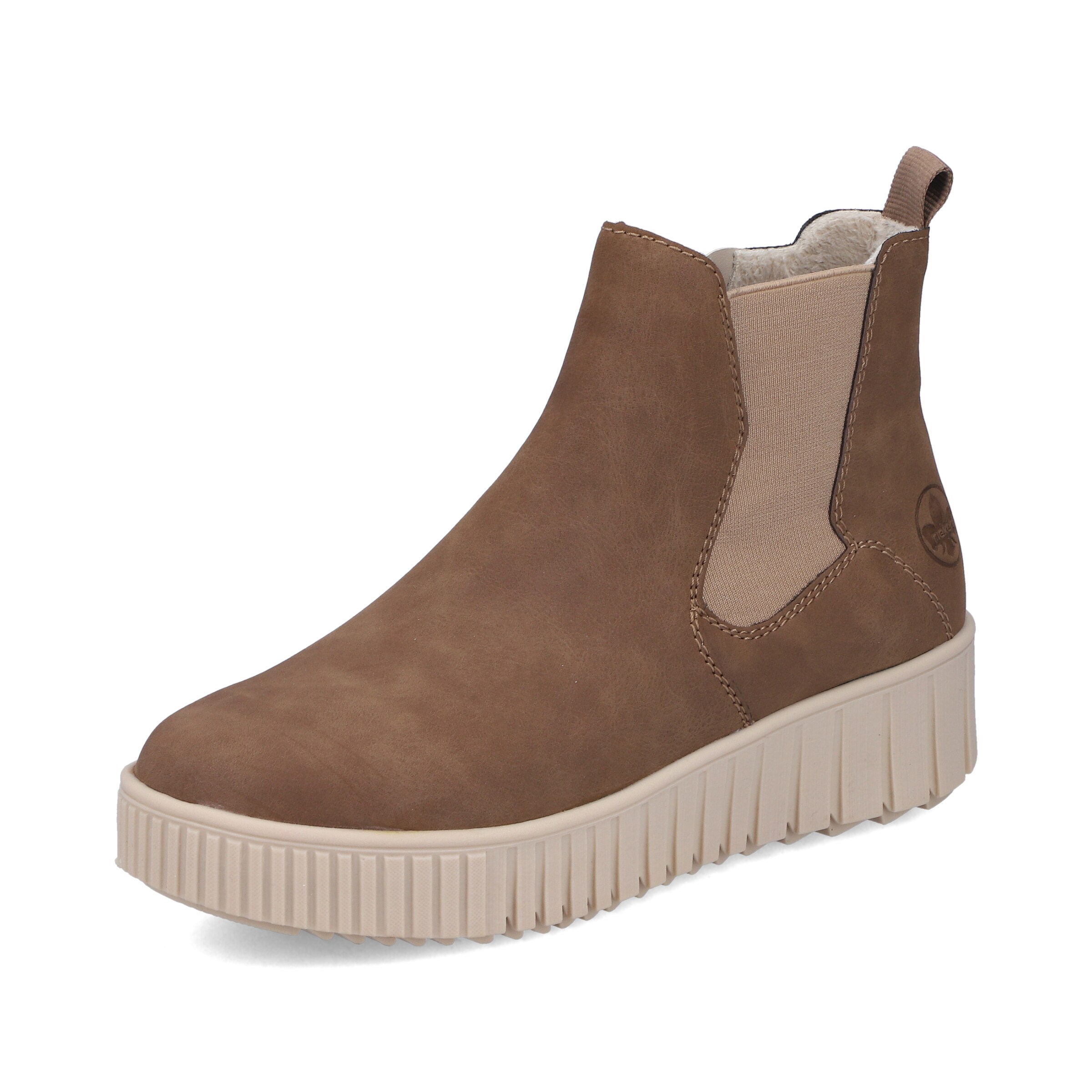 Bottines Rieker en marron : devant