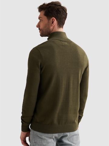 Pullover 'Pullover in cotton/modal with half-zip' di PME Legend in verde
