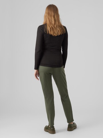 MAMALICIOUS Regular Trousers 'Masmini' in Green