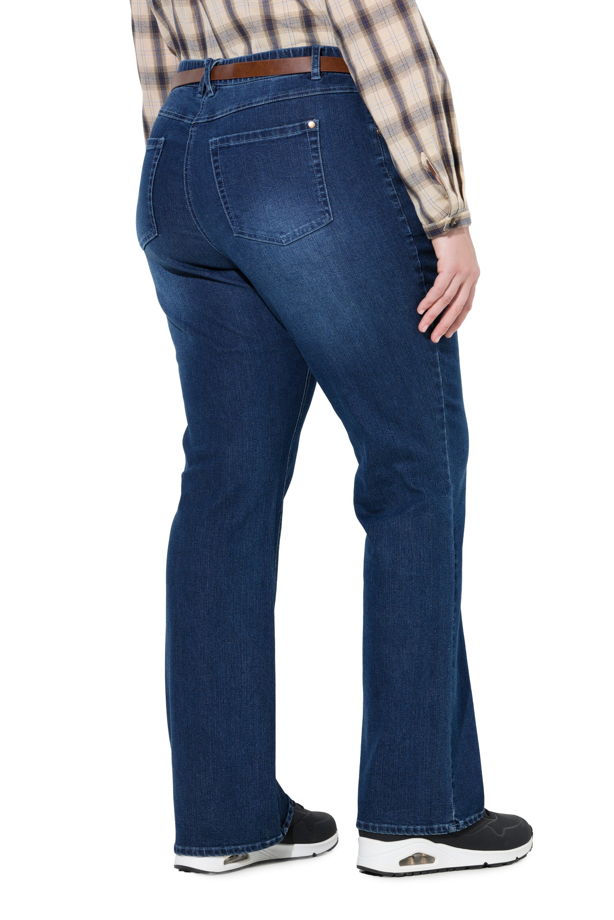 Ulla Popken Regular Jeans in Blauw