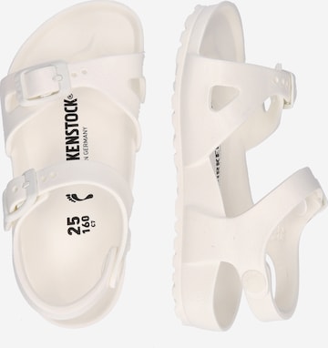 BIRKENSTOCK Отворени обувки 'Rio' в бяло