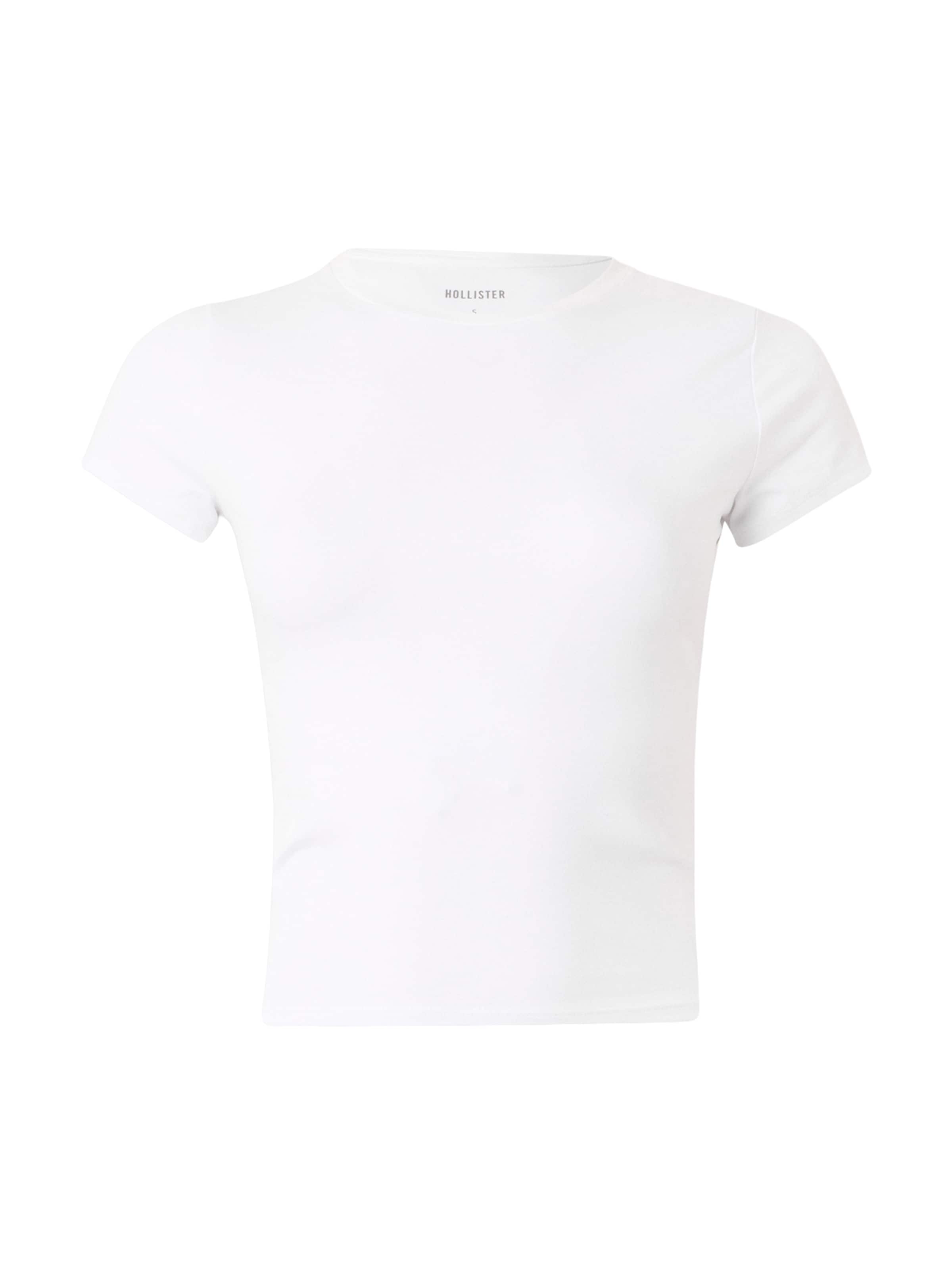 HOLLISTER Μπλουζάκι σε XS σε λευκό, Άποψη προϊόντος