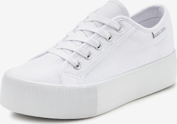 LASCANA Sneakers in White: front