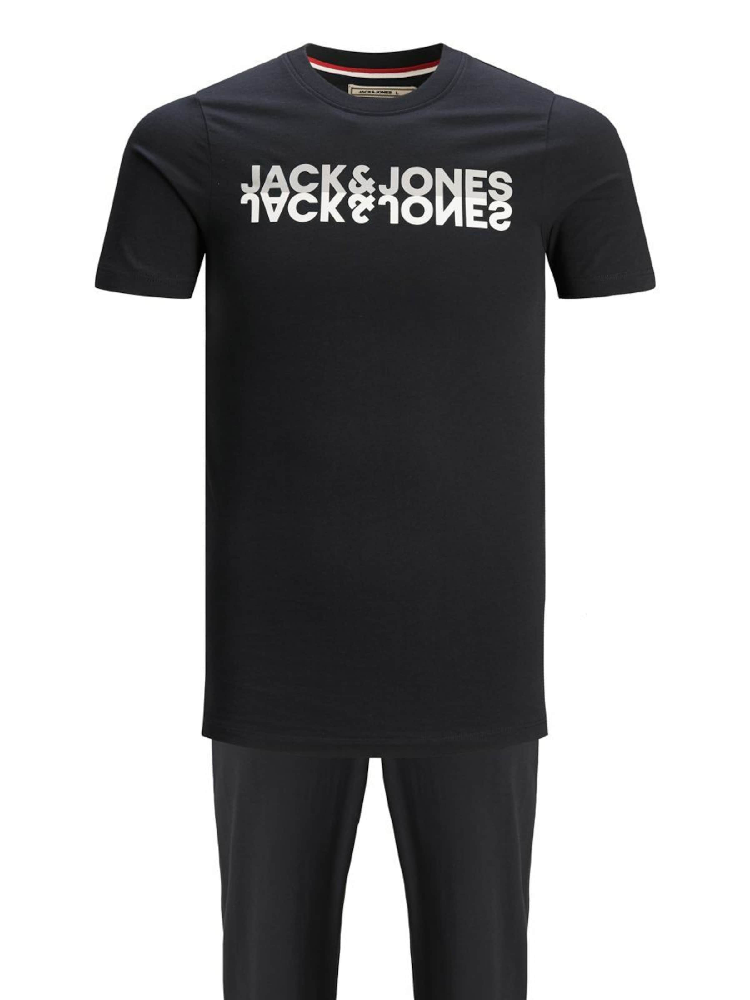 Pyjama long JACK & JONES en noir