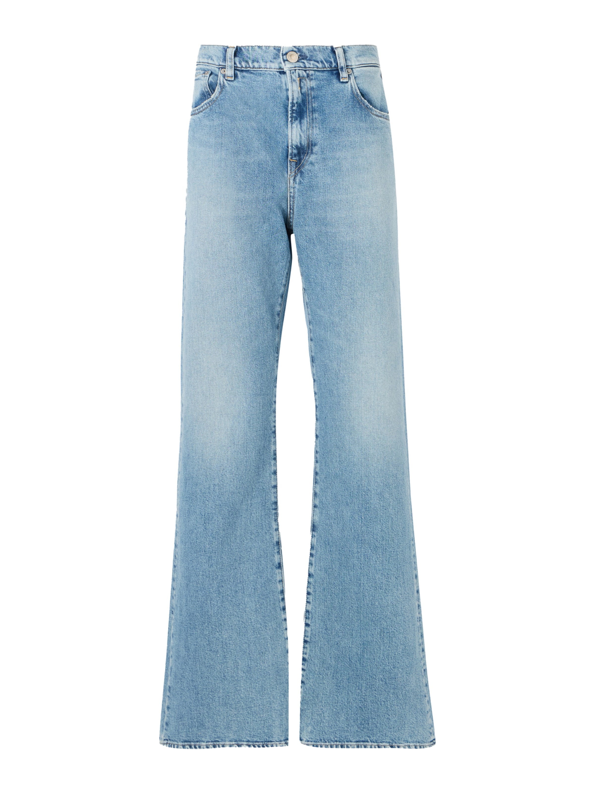 REPLAY Laienev Teksapüksid 'BECKA', värv sinine: eest vaates