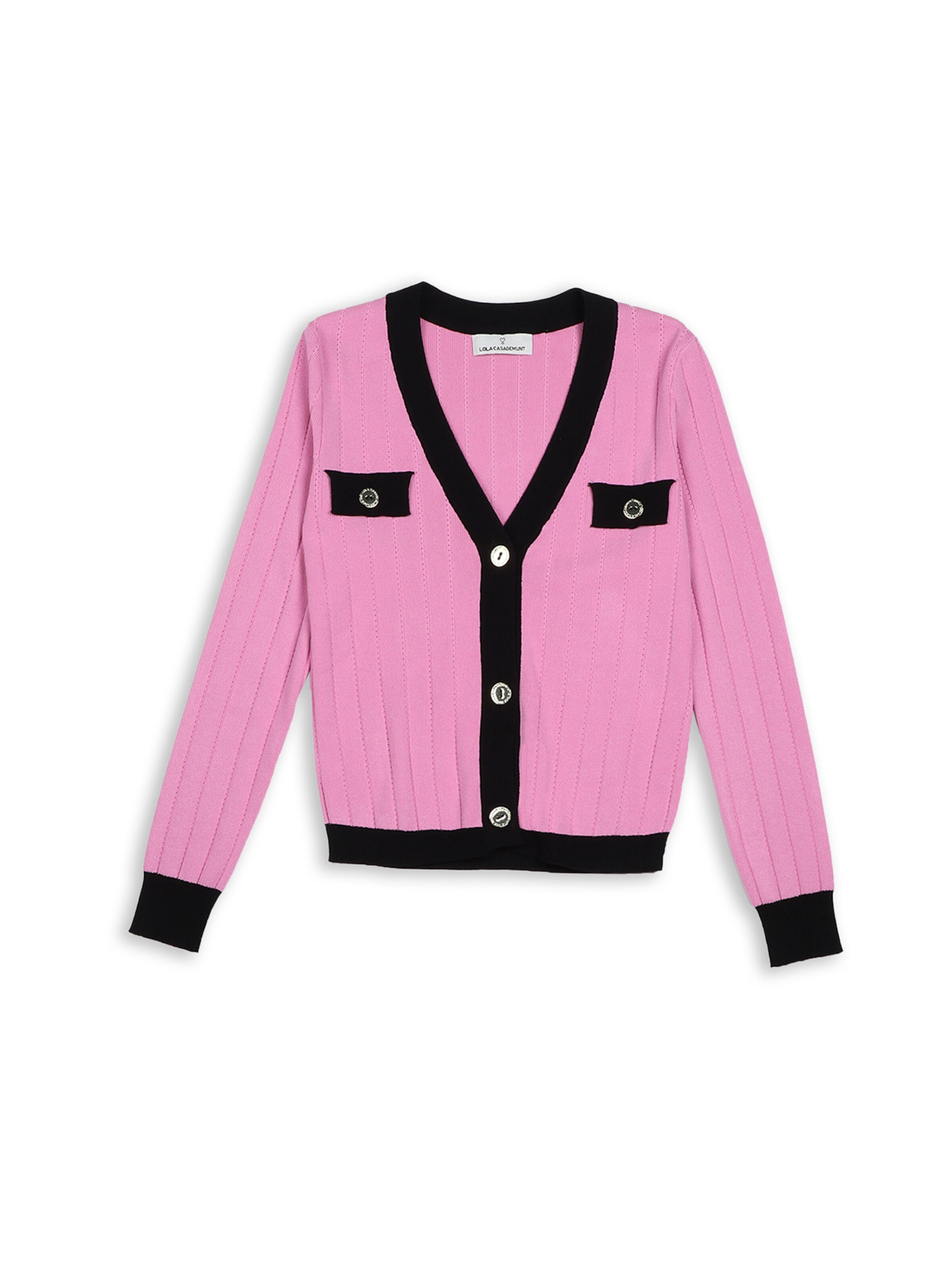 Giacchetta di Lola Casademunt in rosa: frontale