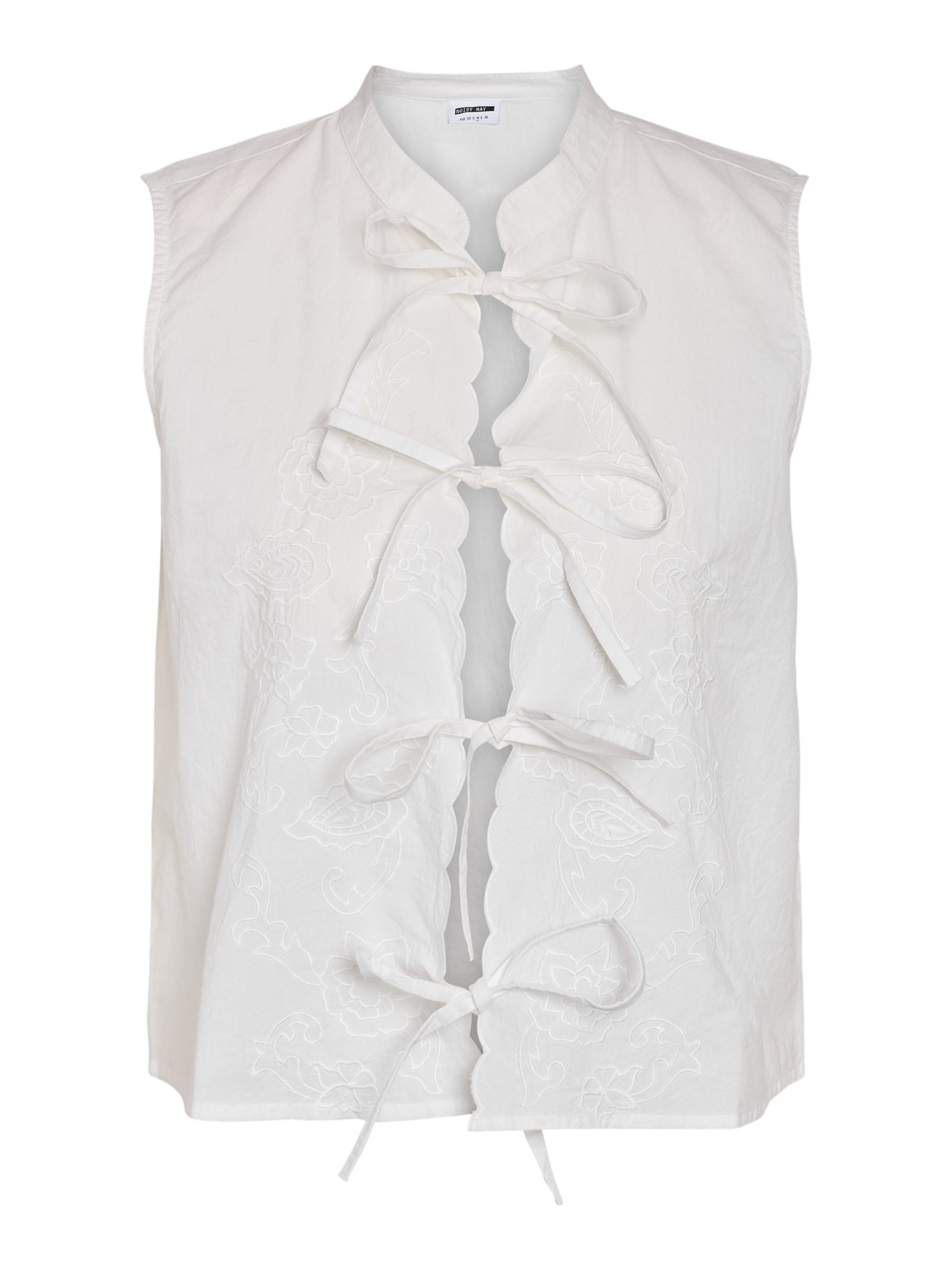 Noisy may Top en M en blanco, Vista del producto