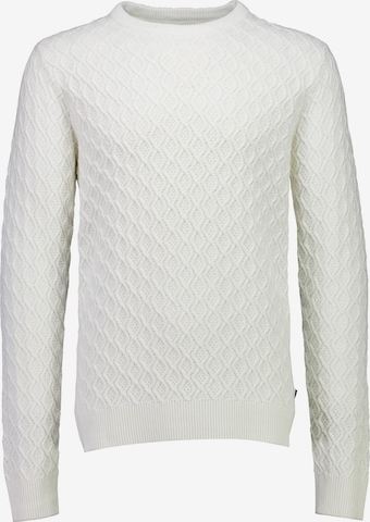 Pull-over Lindbergh en blanc : devant