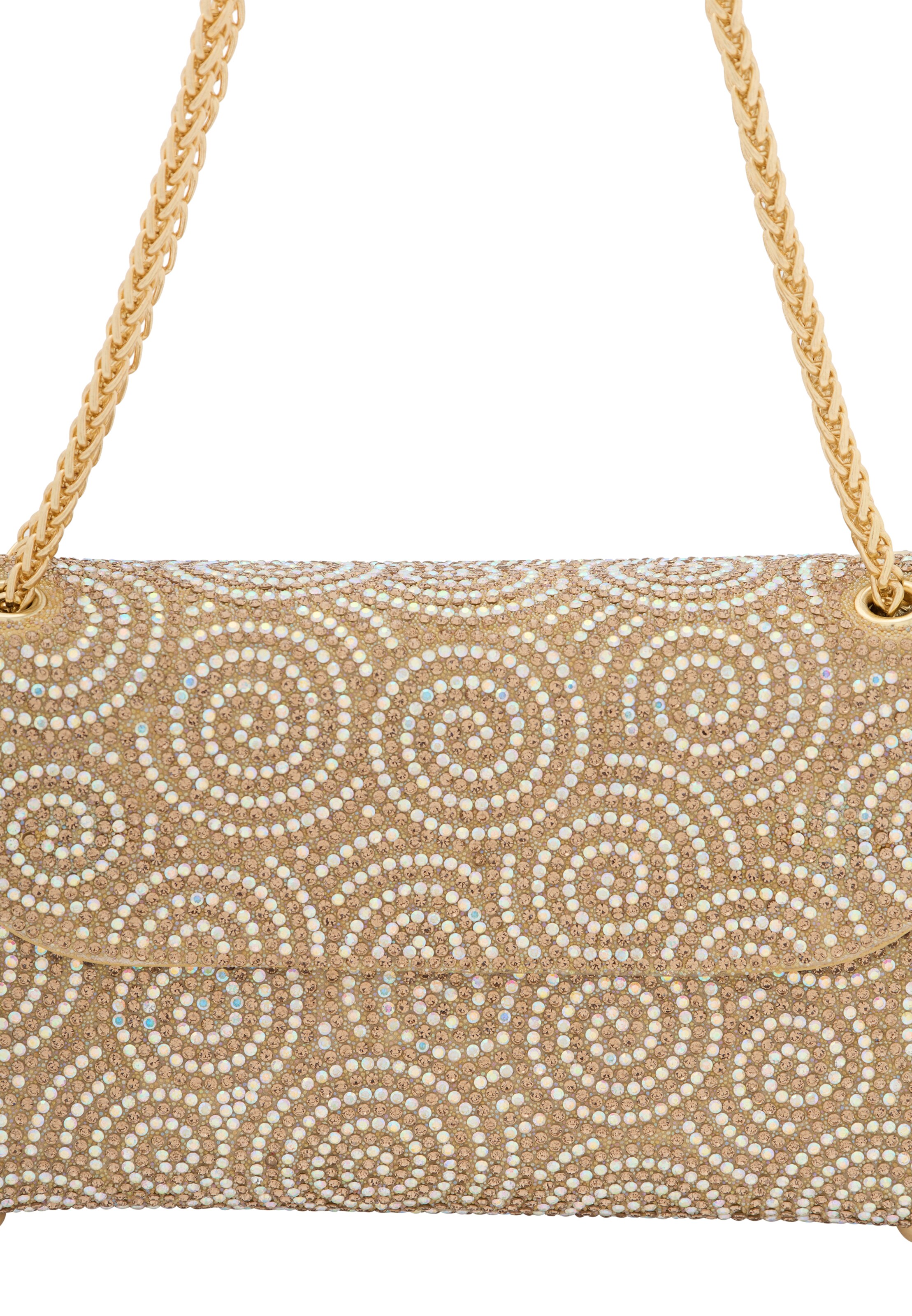 Borsa a tracolla di faina in oro