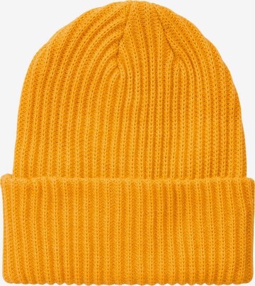 PIECES Beanie 'Hexo' in Yellow: front