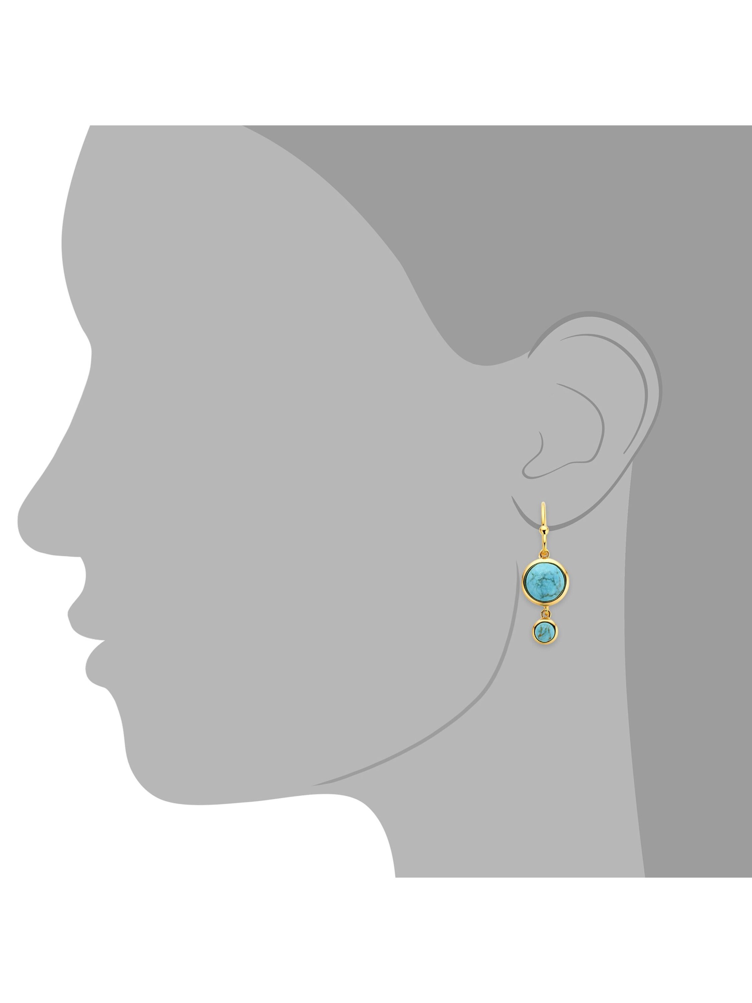 Zeeme Earrings in Gold