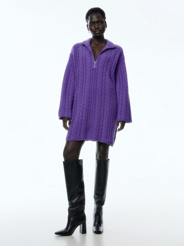 EDITED Knit dress 'Hanako' in Purple