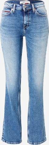 Tommy Jeans Flared Jeans 'Maddie' in Blauw: voorkant