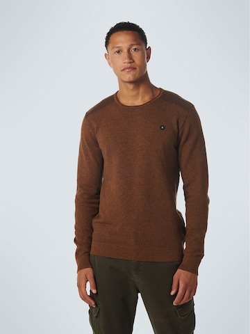 Pull-over No Excess en marron : devant