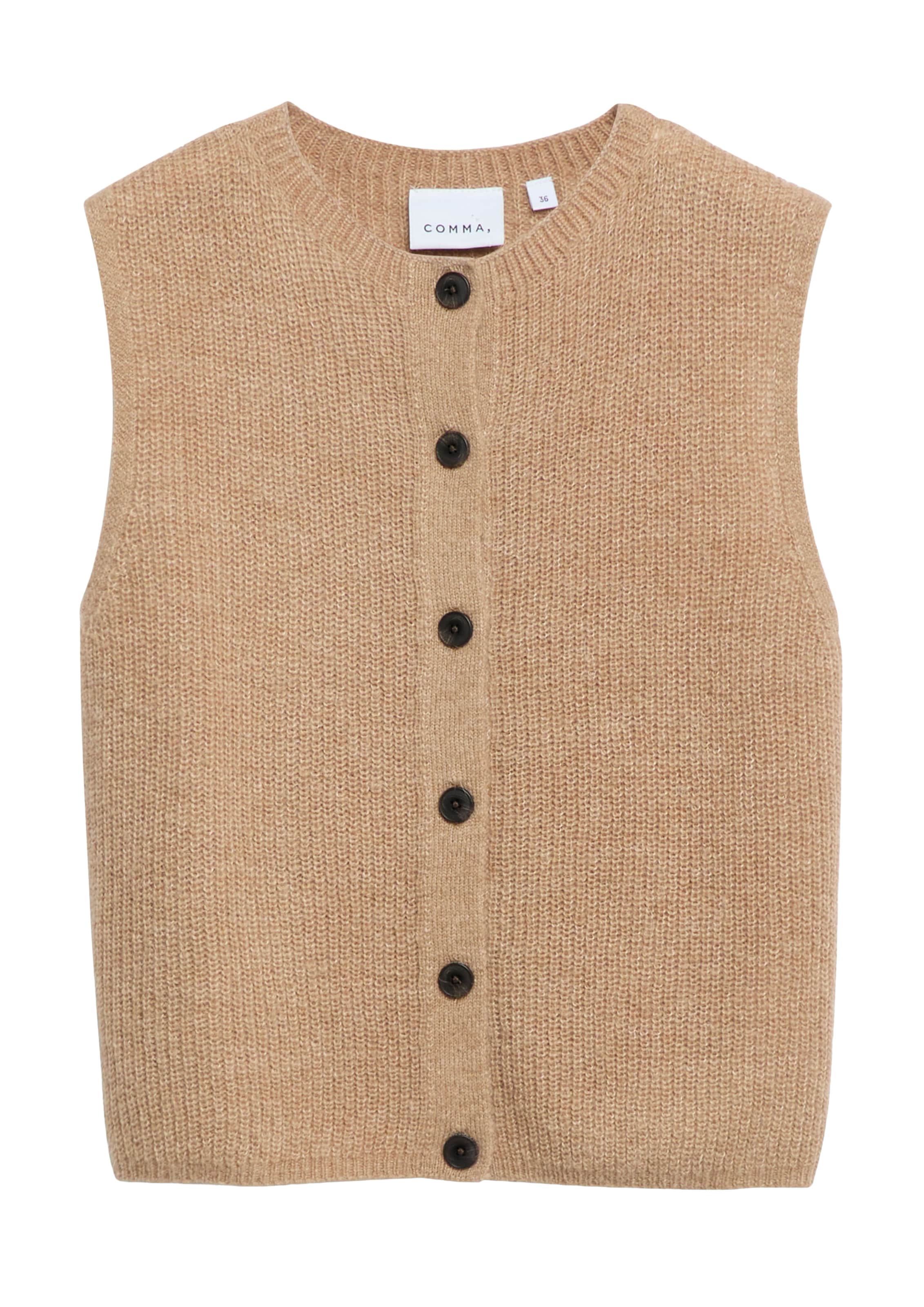 Cardigan COMMA en beige : devant
