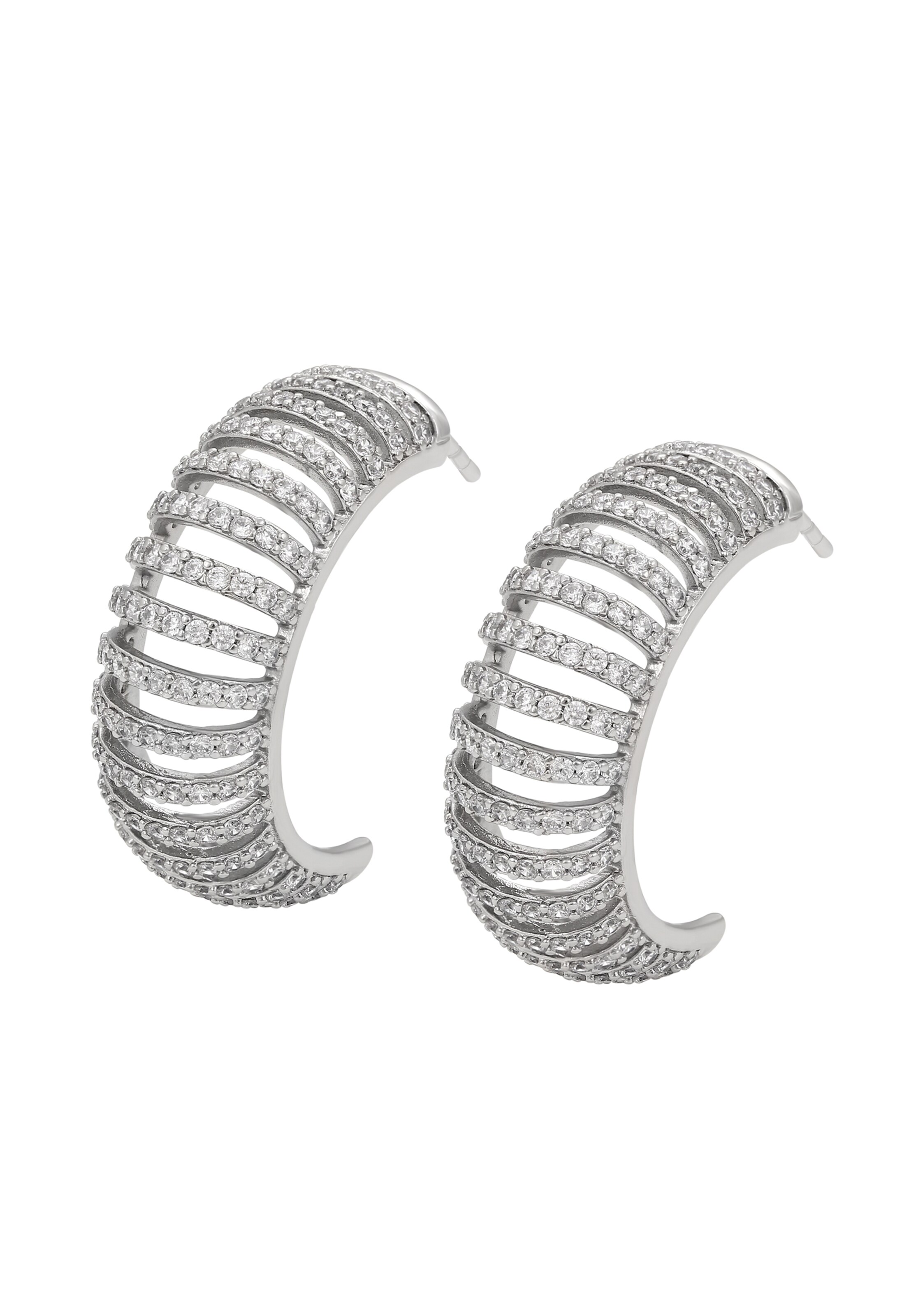 faina - Pendientes en plata: frente