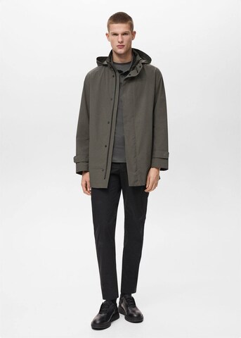 MANGO MAN Funktionsjacke 'Ares' in Grün