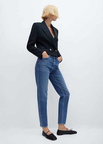 Regular Jeans 'newmom' de la MANGO pe albastru