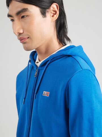 NAPAPIJRI Sweatvest 'BURI' in Blauw