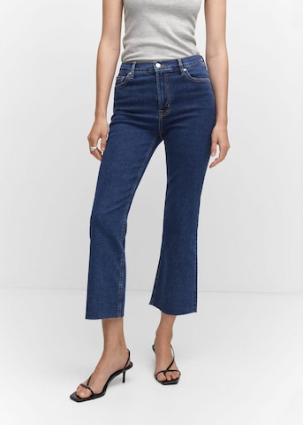 MANGO Flared Jeans 'sienna' in Blue: front