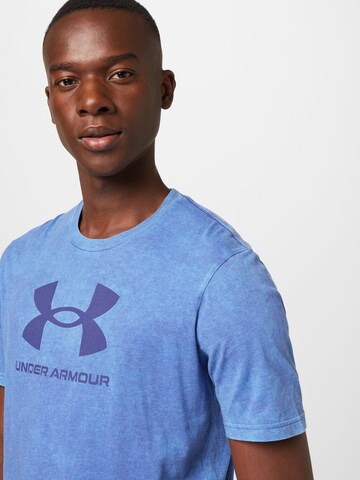 UNDER ARMOUR Λειτουργικό μπλουζάκι σε μπλε