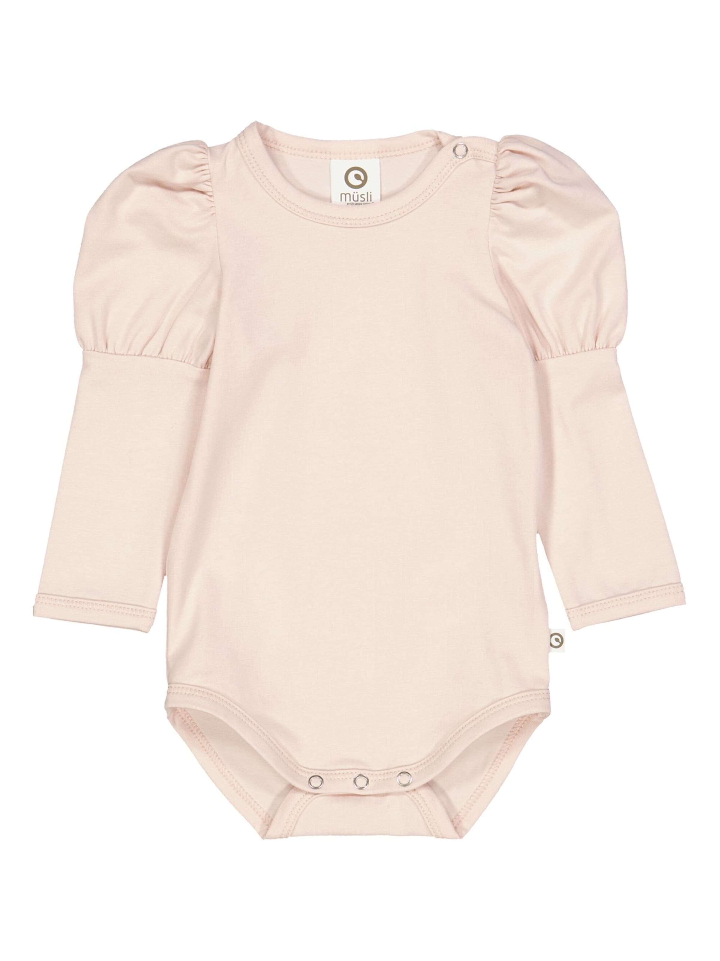 Tutina / body per bambino di Müsli by GREEN COTTON in rosa