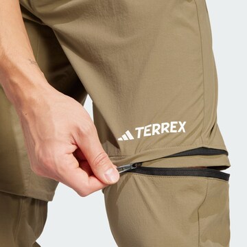 ADIDAS TERREX Tapered Outdoor Pants 'Utilitas' in Green
