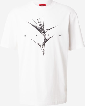 HUGO T-Shirt 'Darise' in Weiß: Vorderseite