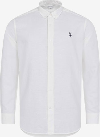 U.S. POLO ASSN. Overhemd in Wit: voorkant