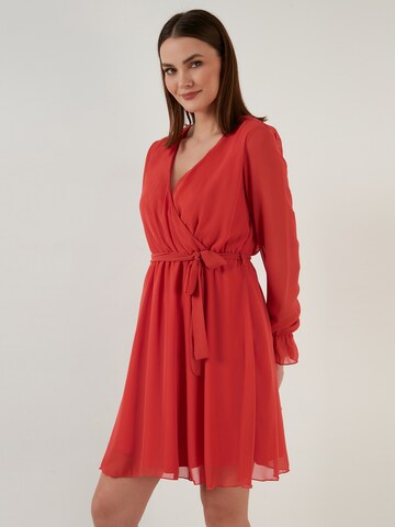 Robe-chemise LELA en rouge