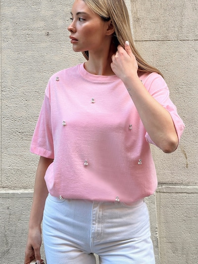 Trend Alaçatı Stili Tričko, veľkosť XS-XL - ružová, Produkt