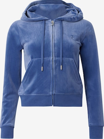 Juicy Couture Petite Ζακέτα φούτερ 'ROBERTSON' σε μπλε: μπροστά