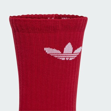 ADIDAS ORIGINALS - Meias 'Trefoil Cushion' em bege