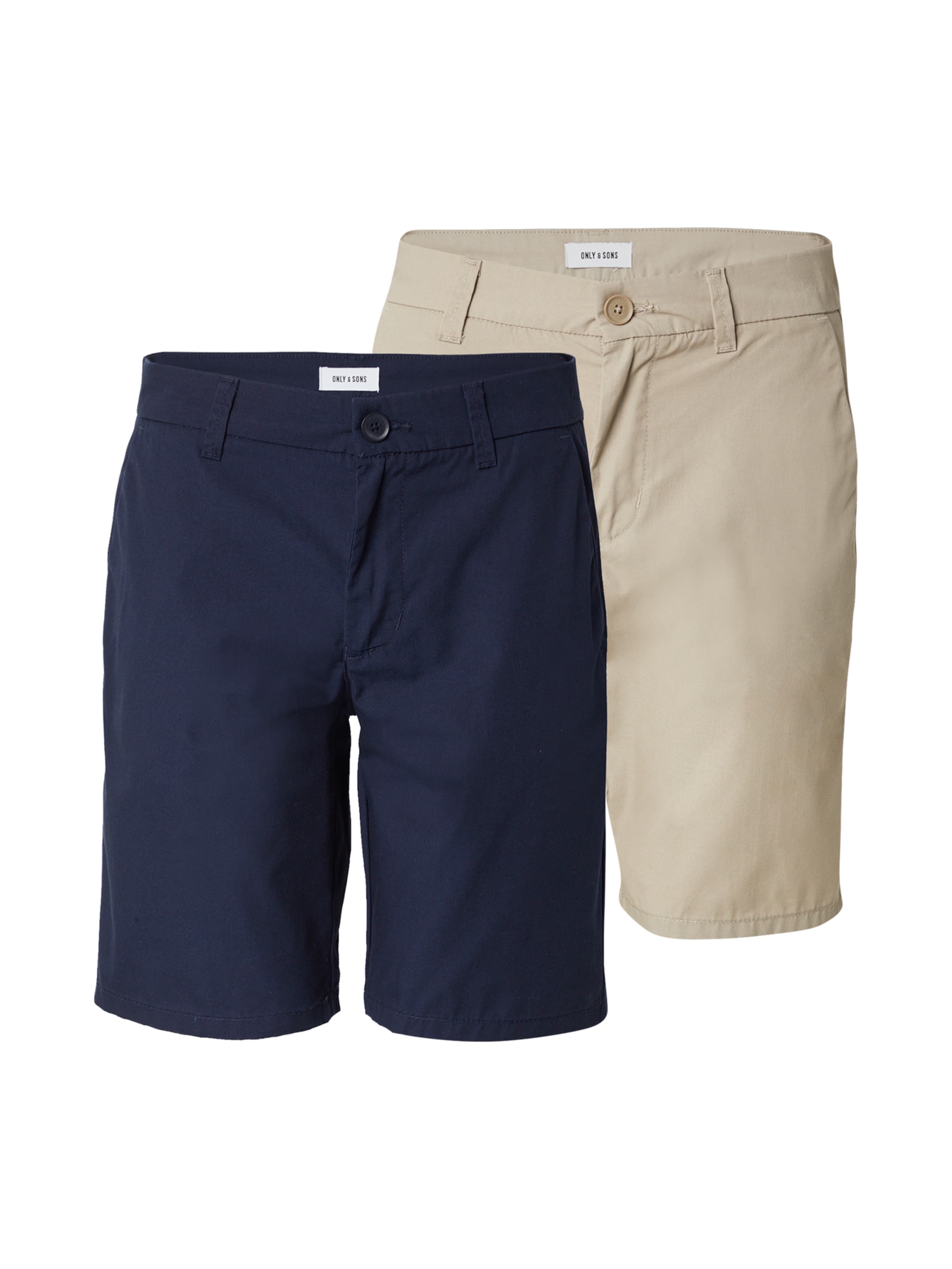 Only & Sons - regular Pantalón 'ONSKAL' en beige: frente