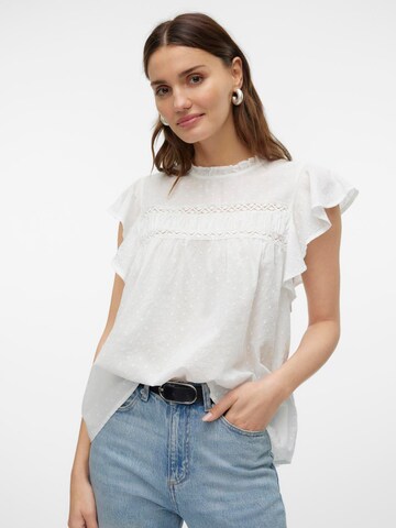 VERO MODA Bluse 'TRINE' in Weiß