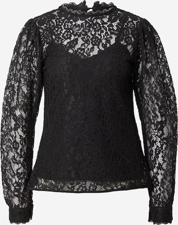 Wallis Blouse in Zwart: voorkant