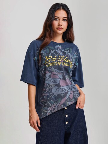 Ed Hardy Футболка в Синий: спереди