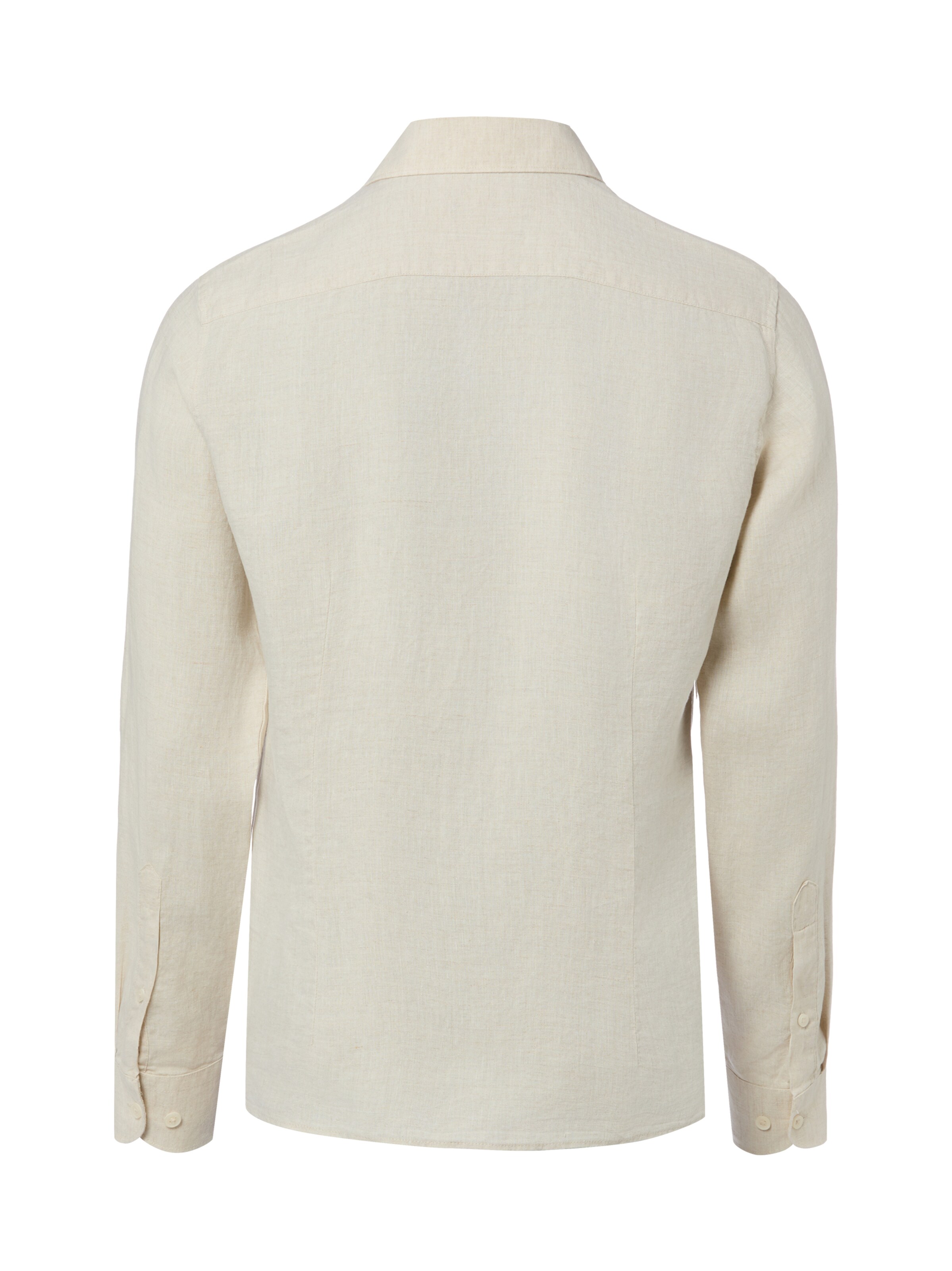 Nils Sundström Comfort fit Overhemd in Beige