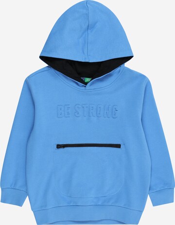 UNITED COLORS OF BENETTON Sweatshirt in Blau: predná strana