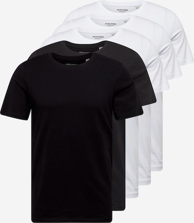 JACK & JONES Shirt in de kleur Antraciet / Zwart / Wit, Productweergave