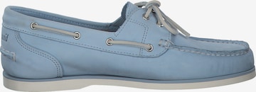 TIMBERLAND Mocassins 'Classic Boat Amherst 2 Eye' in Blauw