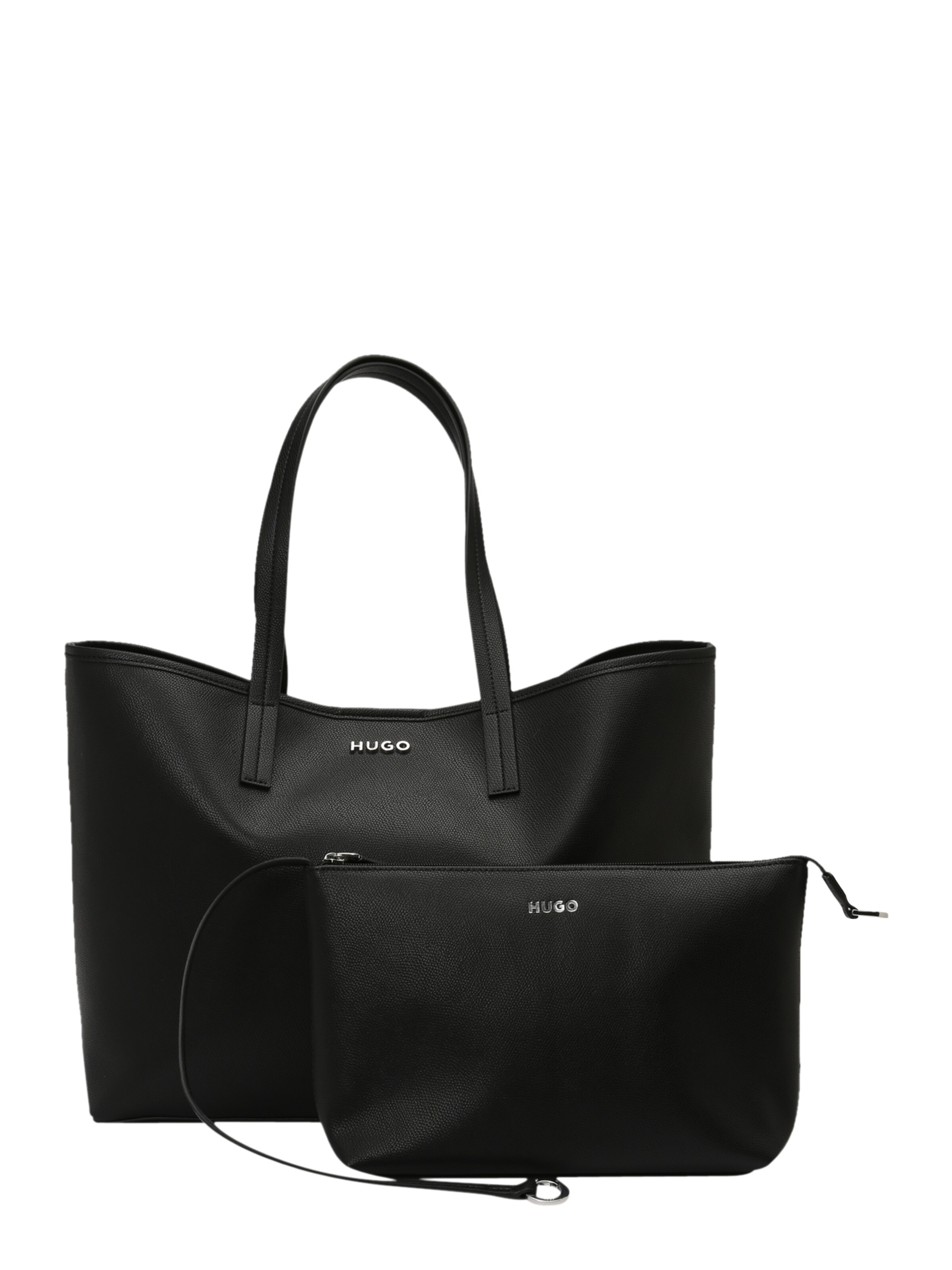 HUGO "Чанта тип ""Shopper""" 'Chris' в черно