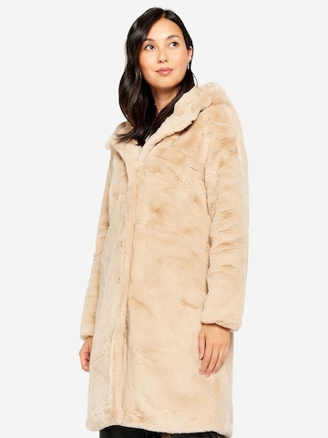 LolaLiza Wintermantel in Beige: voorkant