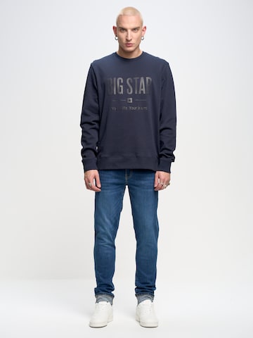 BIG STAR Sweatshirt 'ECODORT' in Blau