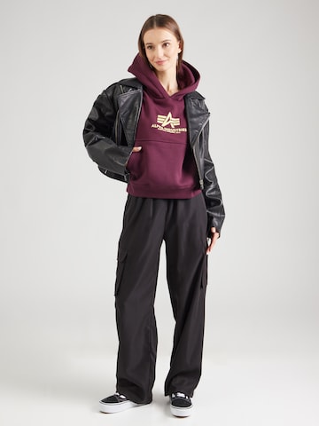 ALPHA INDUSTRIES Tréning póló - lila