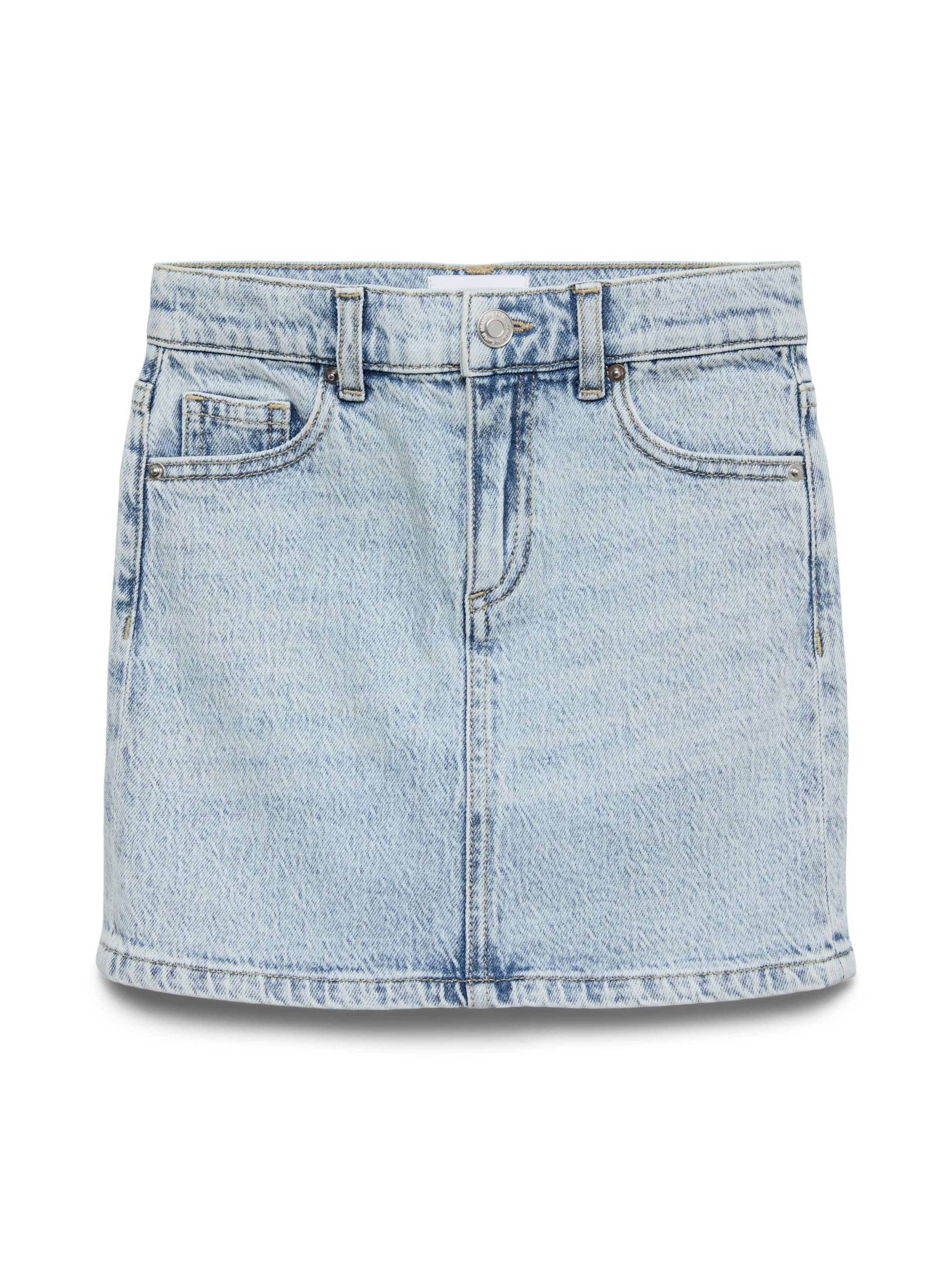 Vero Moda Girl Rok 'VMTessa' in 152 in de kleur Lichtblauw, Productweergave