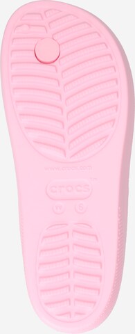 Flip-flops de la Crocs pe roz