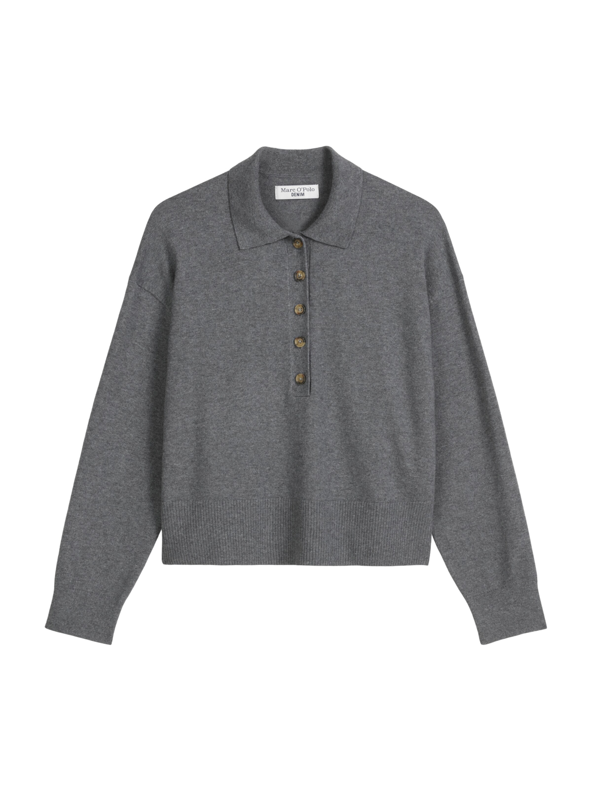 Marc O'Polo DENIM Pullover in Grau: Vorderseite