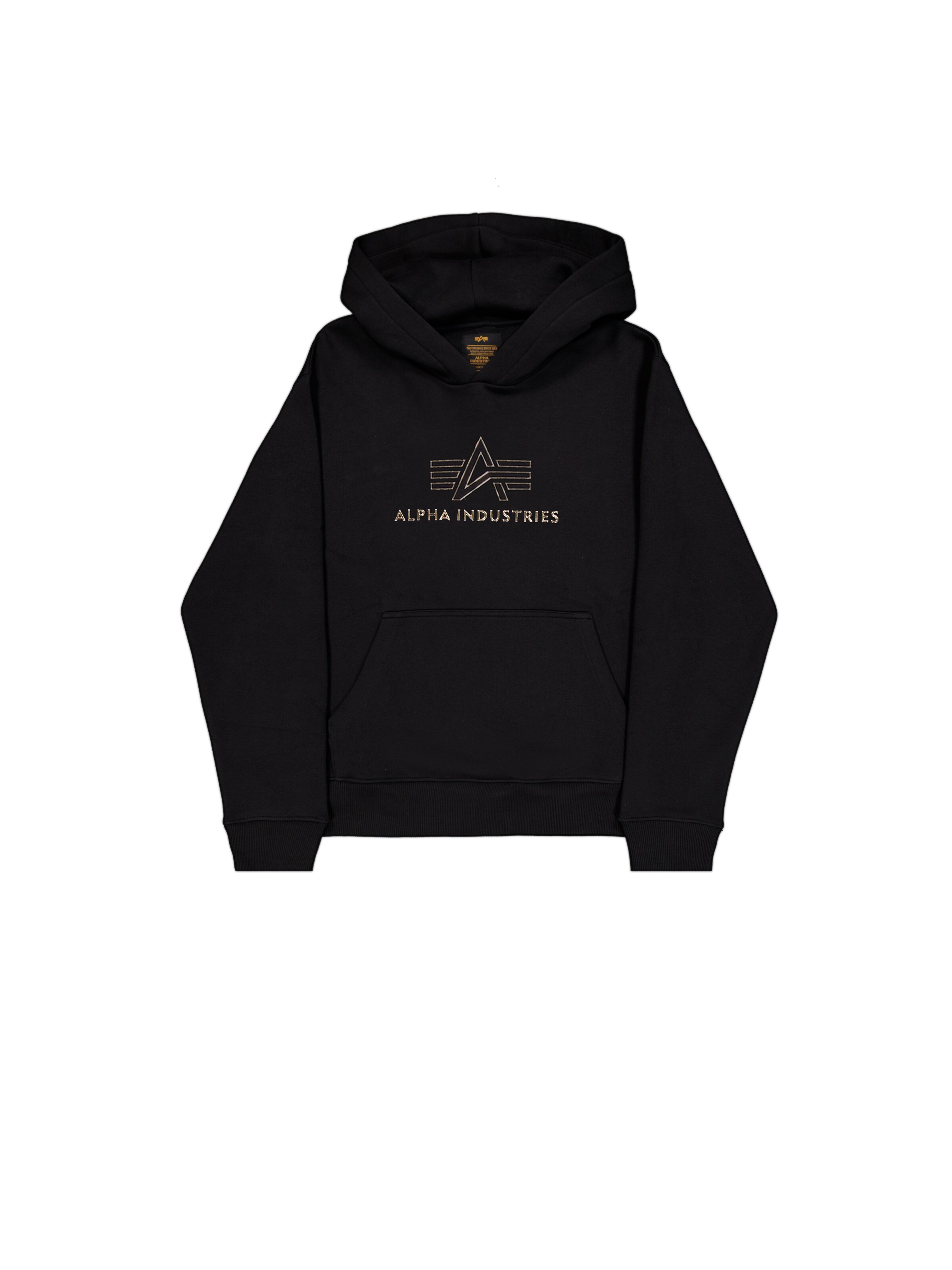 ALPHA INDUSTRIES Sweatshirt 'Basic' in Black: front